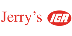 A theme logo of Jerry's IGA